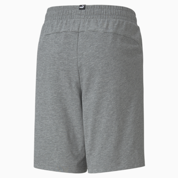 Essentials Jersey Youth Shorts, Medium Gray Heather, large-ZAF