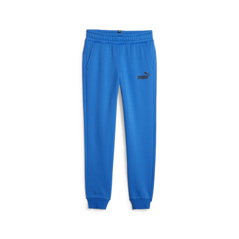 

PUMA Logo Boy's Knitted Pants, Black/blue