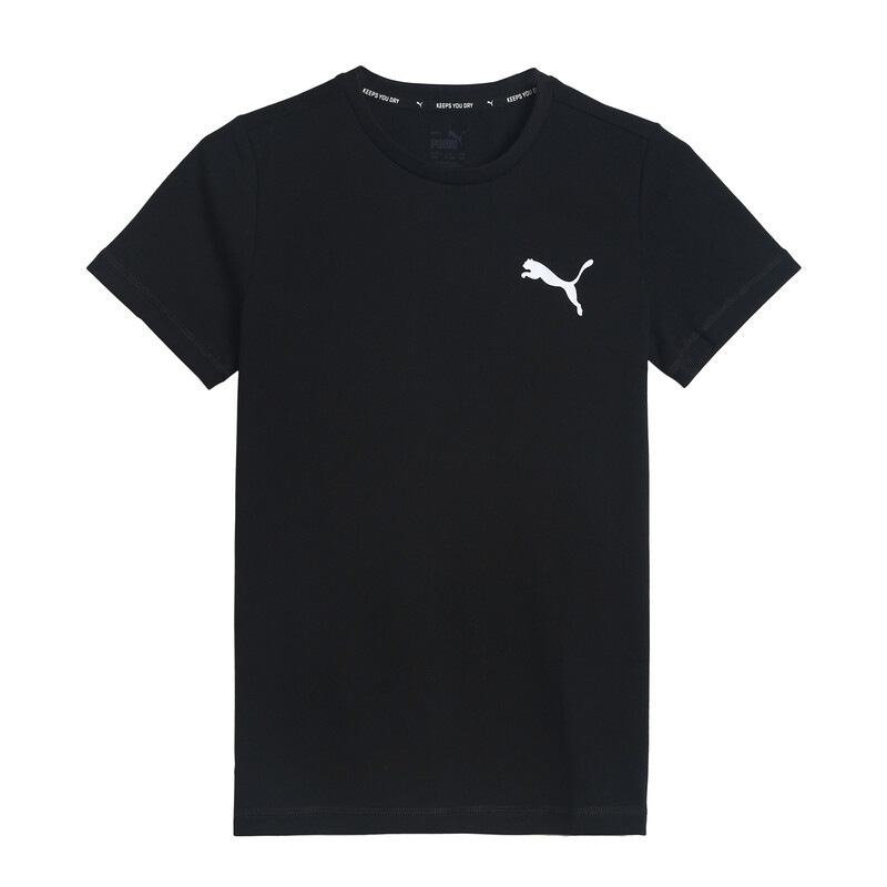 

PUMA Active Small Logo Boy's T-Shirt, Black