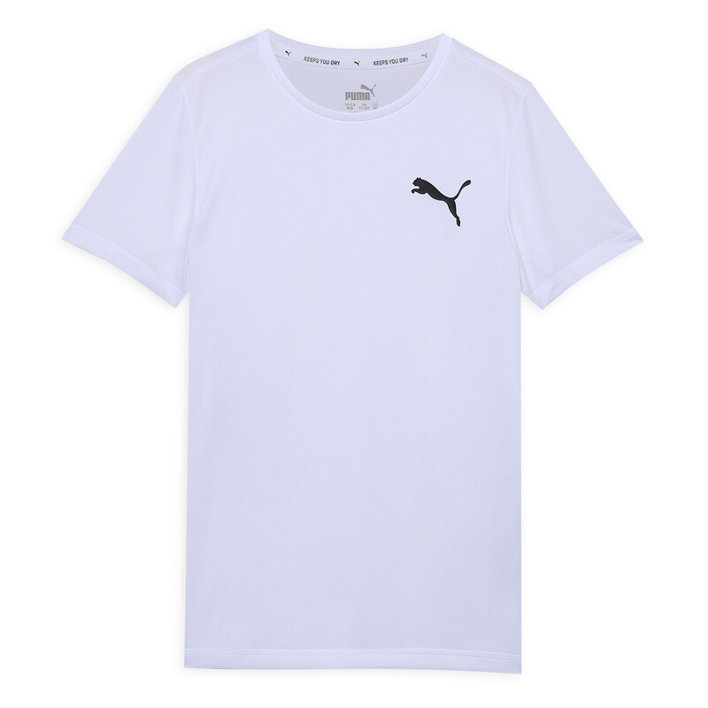 

PUMA Active Small Logo Boy's T-Shirt, White