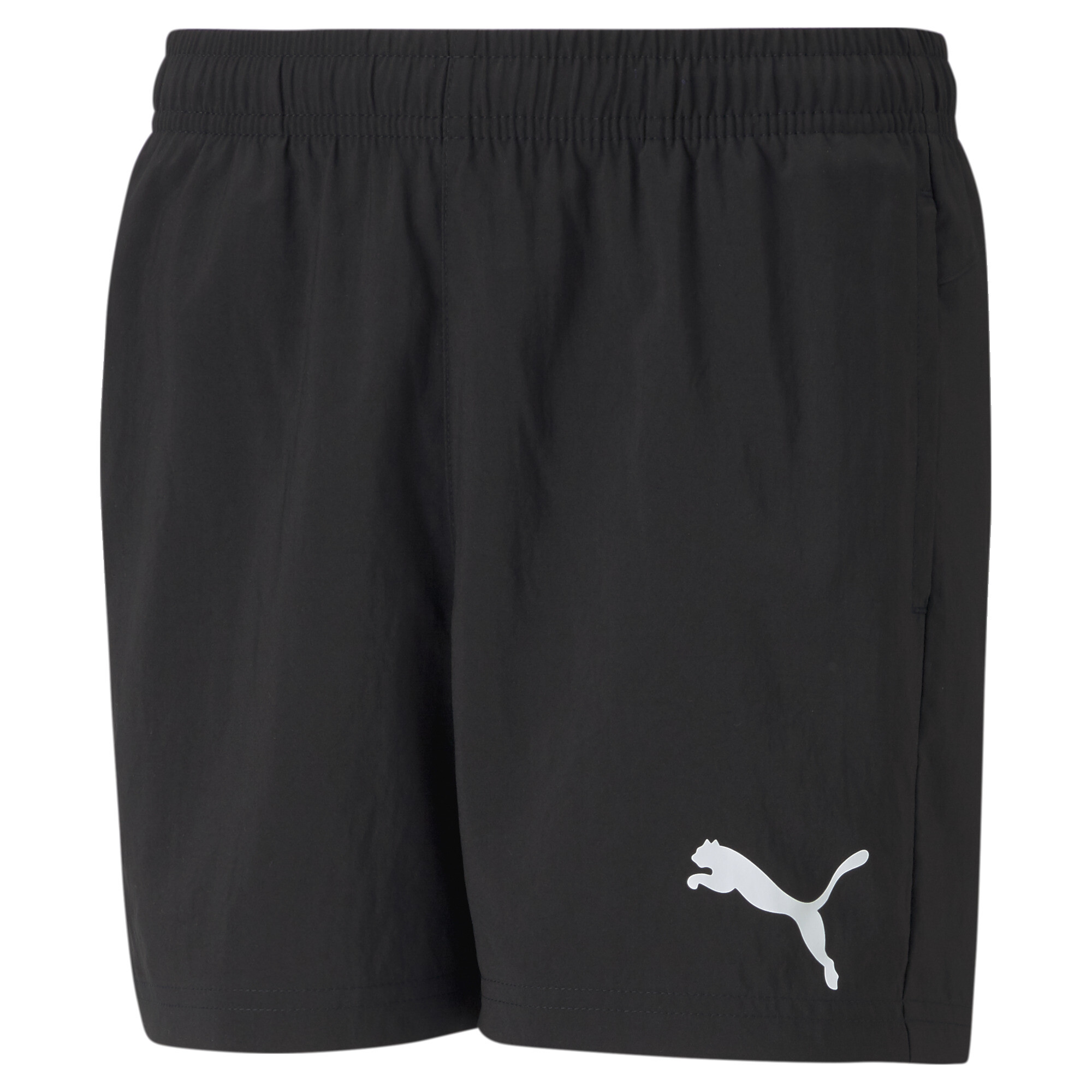 Men's Puma Active Woven Youth Shorts, Black, Size 2-3Y, Clothing