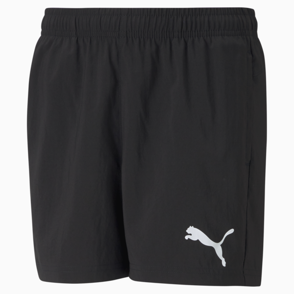 Active Woven Shorts Youth, Puma Black, large-ZAF