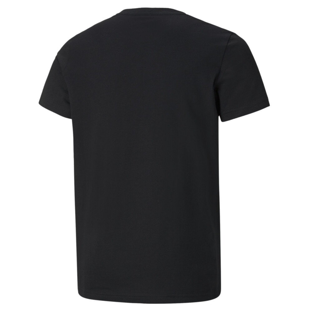 

PUMA - male - Детская футболка Essentials+ Two-Tone Logo Youth Tee – Puma Black –, Черный