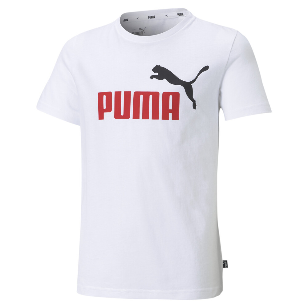 фото Детская футболка essentials+ two-tone logo youth tee puma