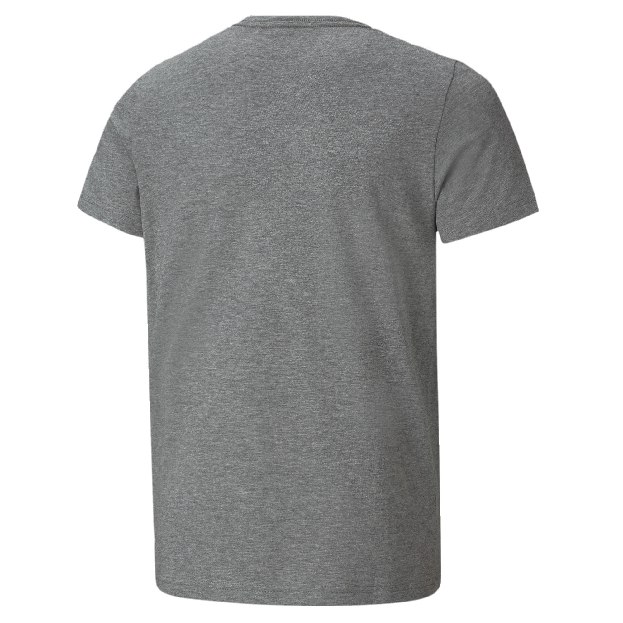 Men's Puma Essentials+ Two-Tone Logo Youth T-Shirt, Gray, Size 13-14Y, Clothing