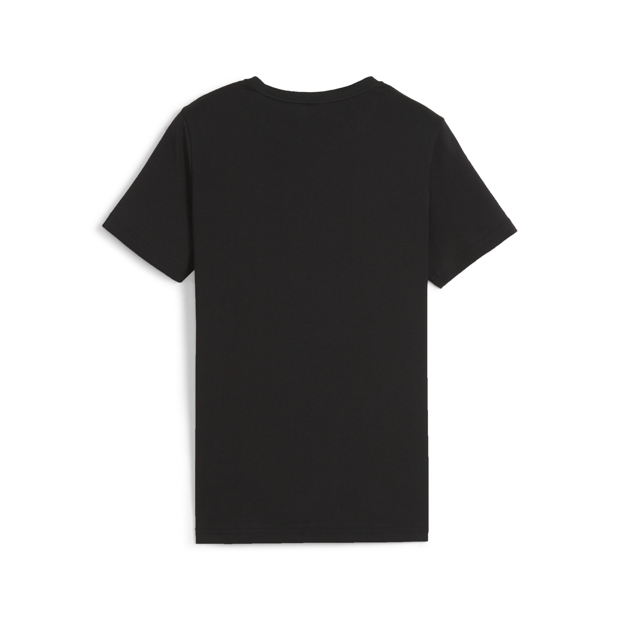 PUMA Essentials+ Two-Tone Logo T-Shirt In Black, Size 3-4 Youth