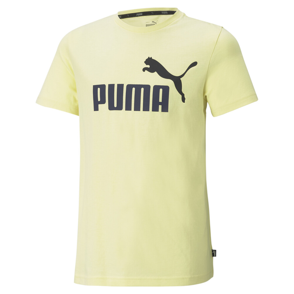 фото Детская футболка essentials+ two-tone logo youth tee puma