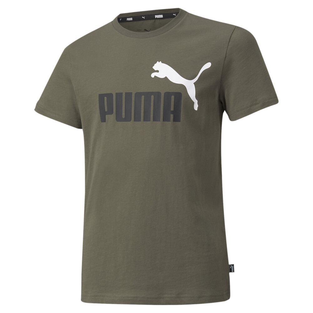 фото Детская футболка essentials+ two-tone logo youth tee puma