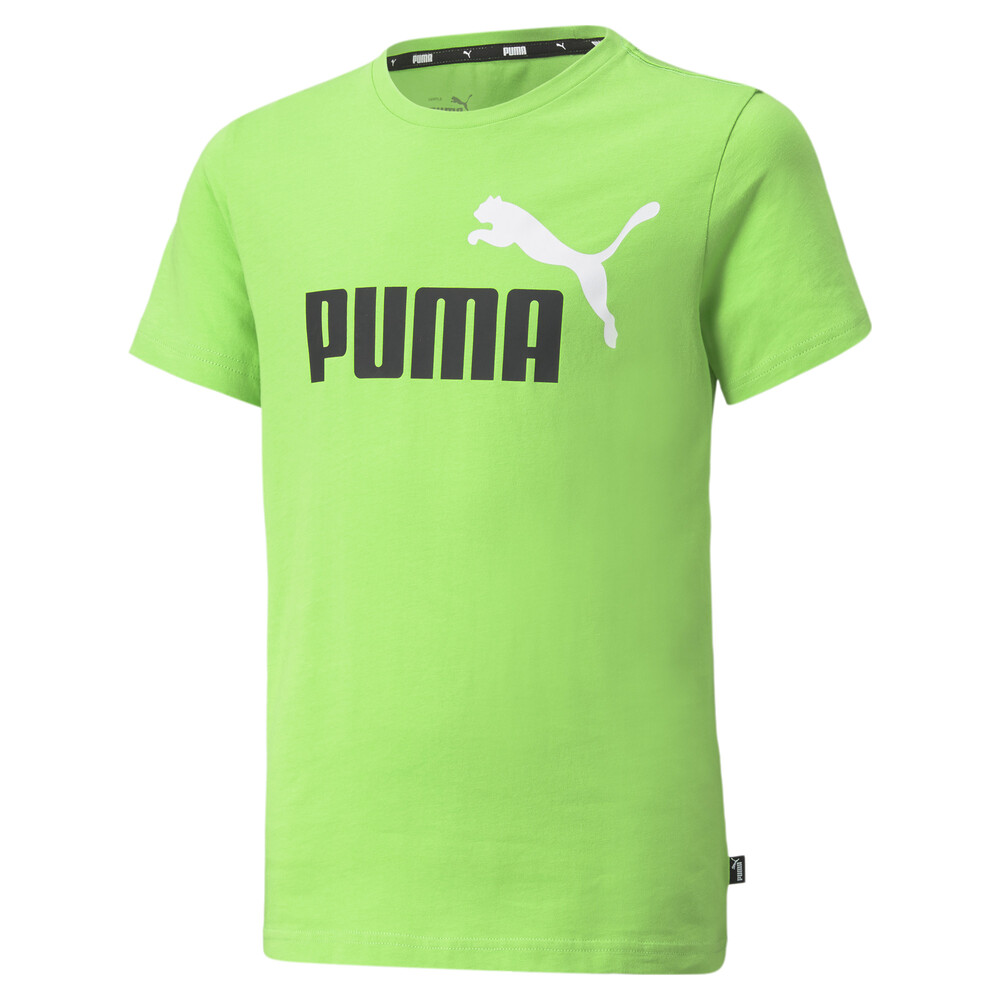 фото Детская футболка essentials+ two-tone logo youth tee puma