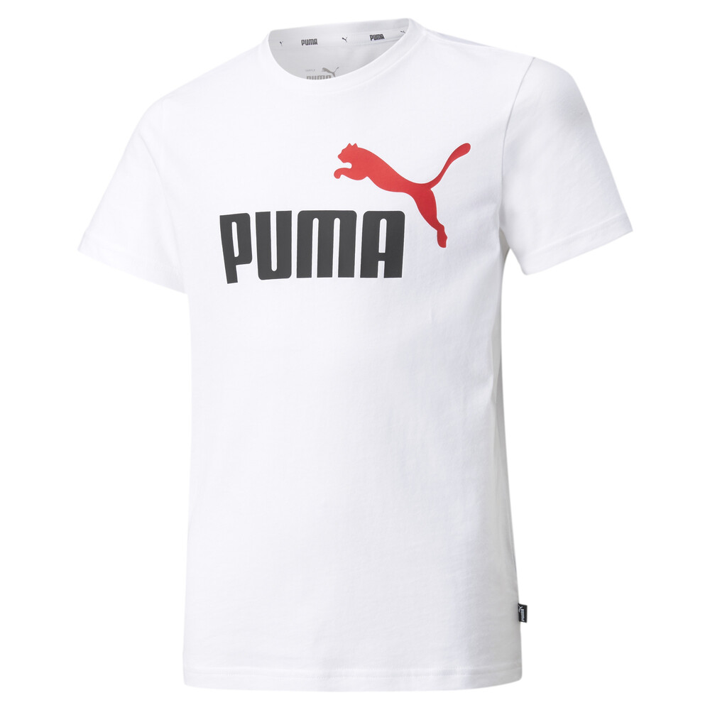 фото Детская футболка essentials+ two-tone logo youth tee puma