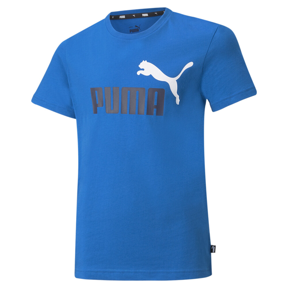 фото Детская футболка essentials+ two-tone logo youth tee puma