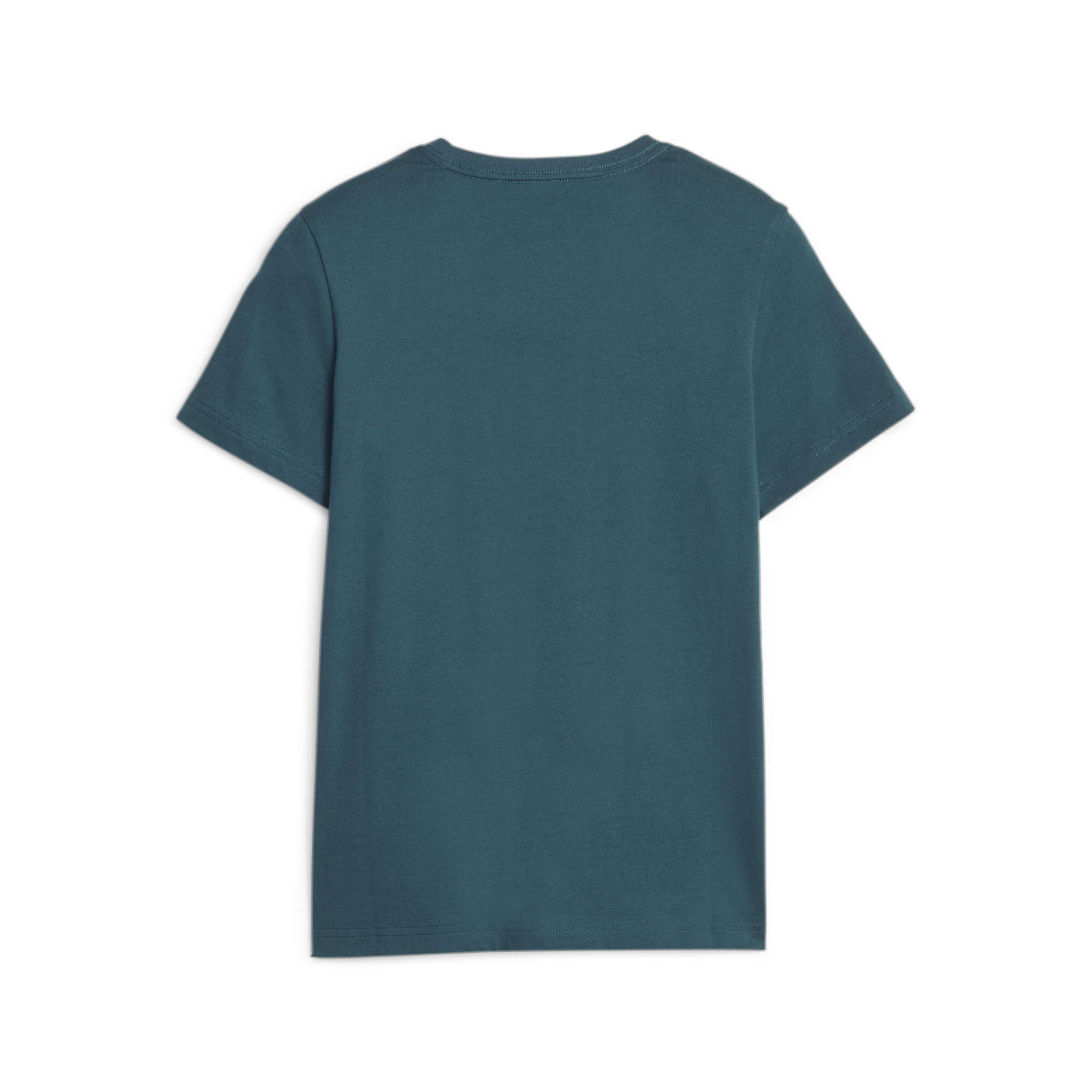 Men's Puma Essentials+ Two-Tone Logo Youth T-Shirt, Green, Size 2-3Y, Clothing