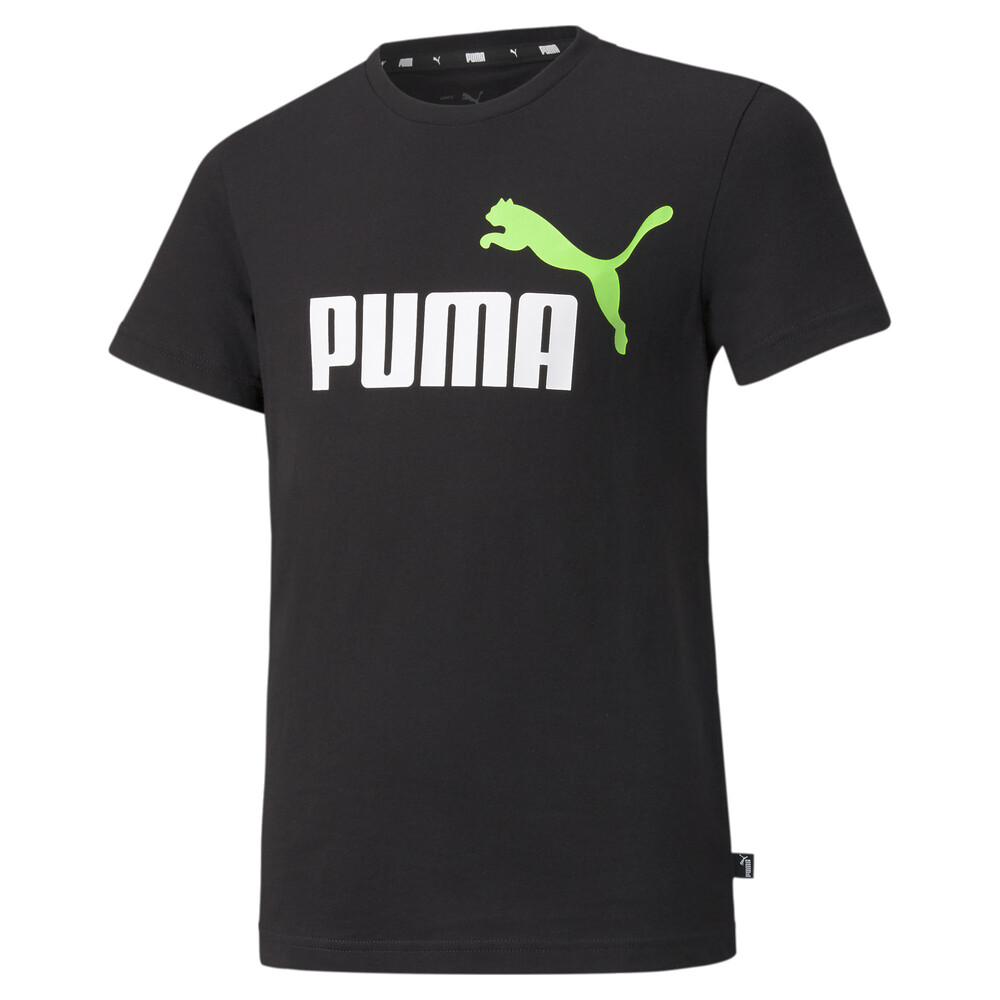 фото Детская футболка essentials+ two-tone logo youth tee puma