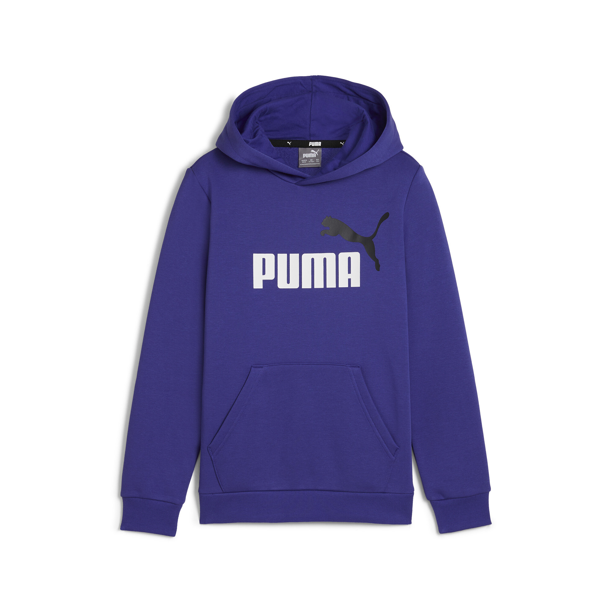 Puma Essentials+ Two-Tone Big Logo Hoodie Teenager Für Herren Für Damen Für Kinder | Mit Logo Print | Lapis Lazuli | Grö...