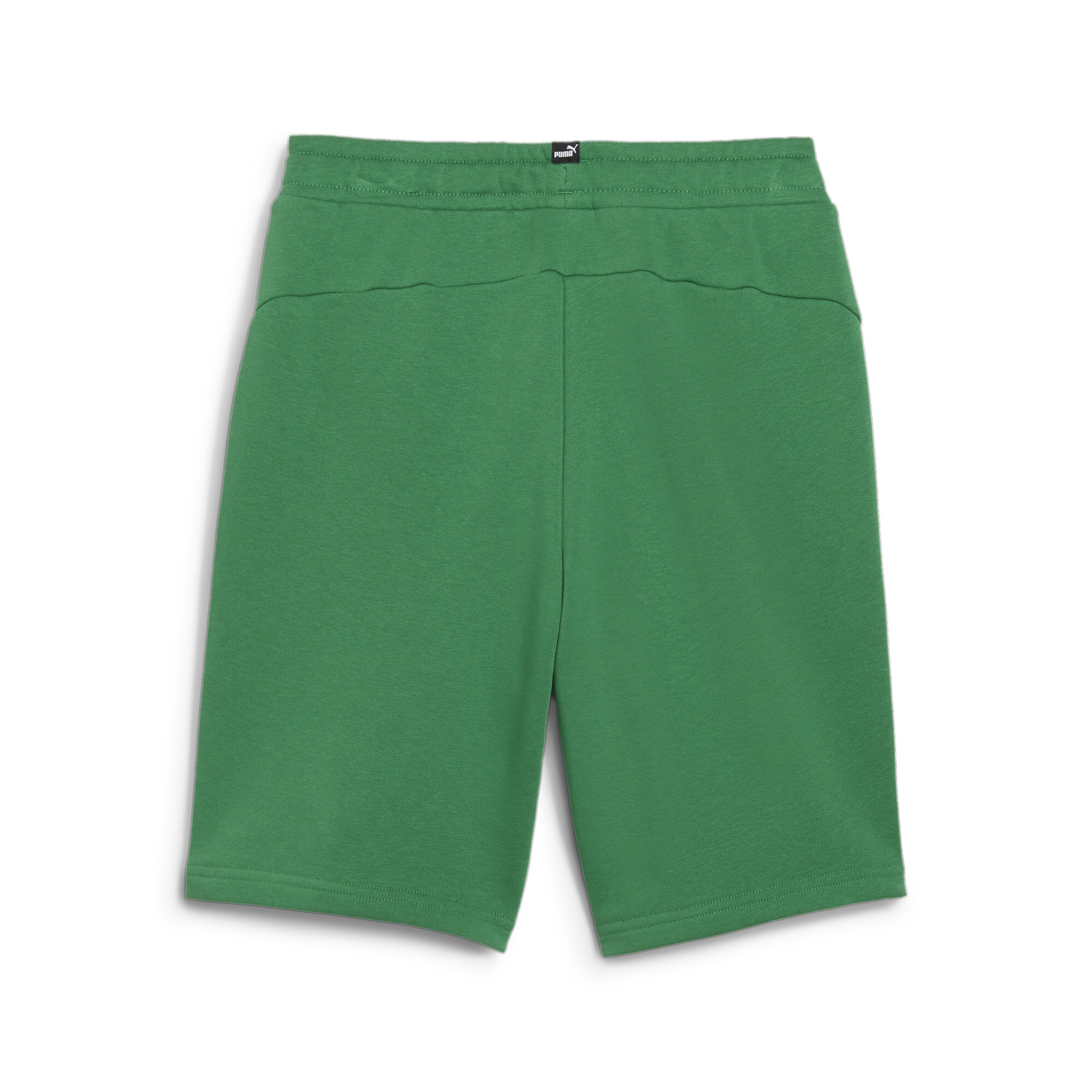 PUMA Essentials+ Two-Tone Shorts In Green, Size 3-4 Youth, Cotton