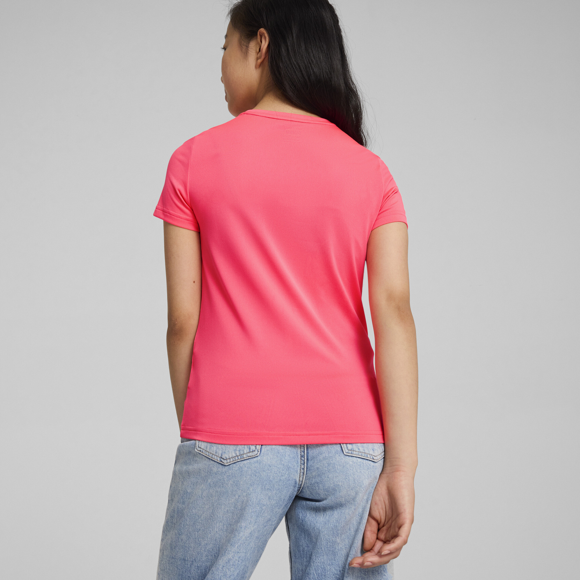 Women's Puma Active Tee Youth, Pink, Size 7-8Y, Clothing