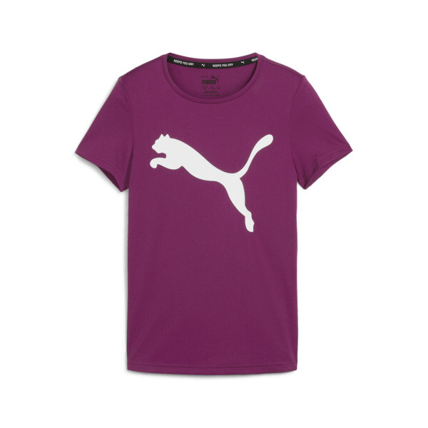 Puma Active T-shirt Youth In Magenta Gleam
