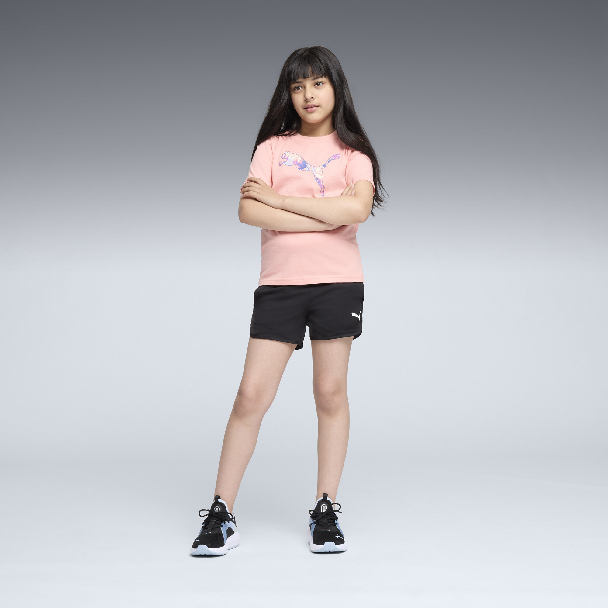 PUMA Active Essentials Big Kids' Moisture Wicking Shorts - Picture 10 of 10