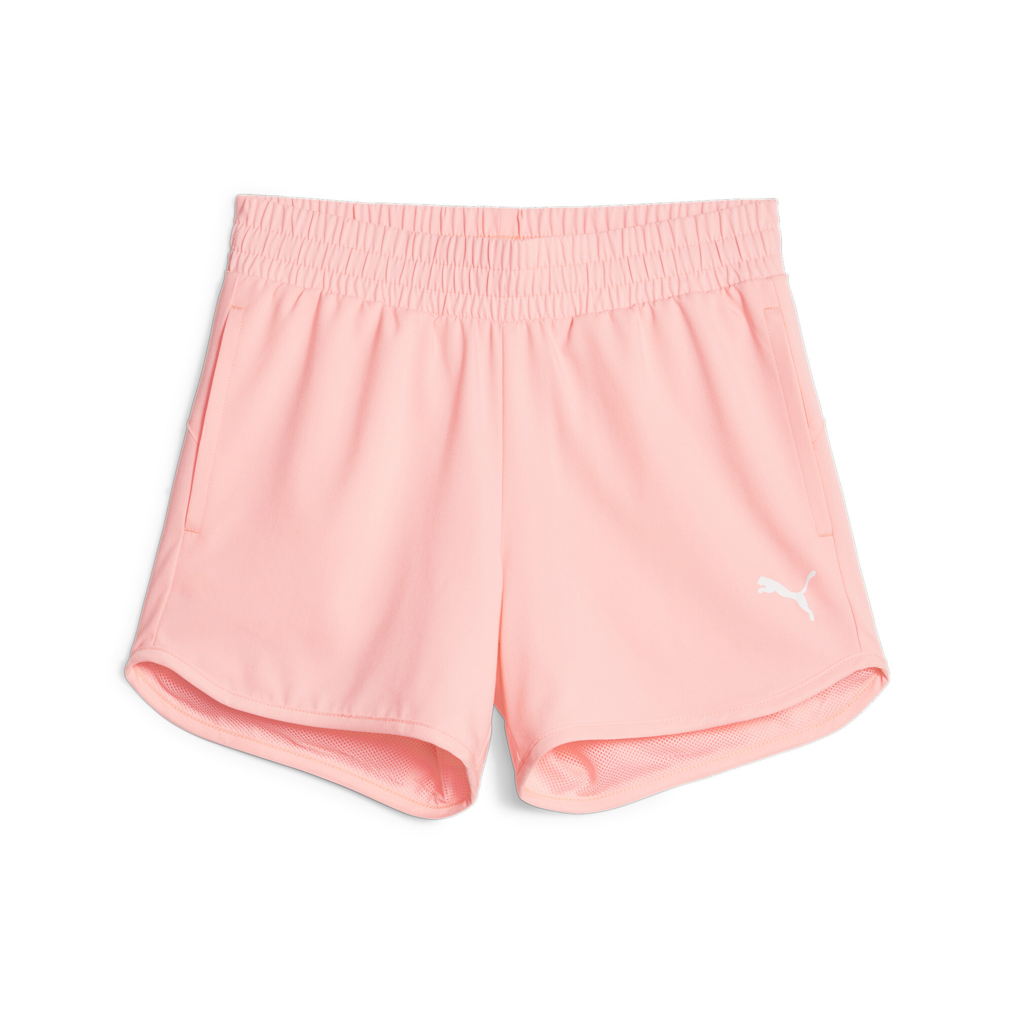 Women's Puma Active Youth Shorts, Pink, Size 5-6Y, Clothing