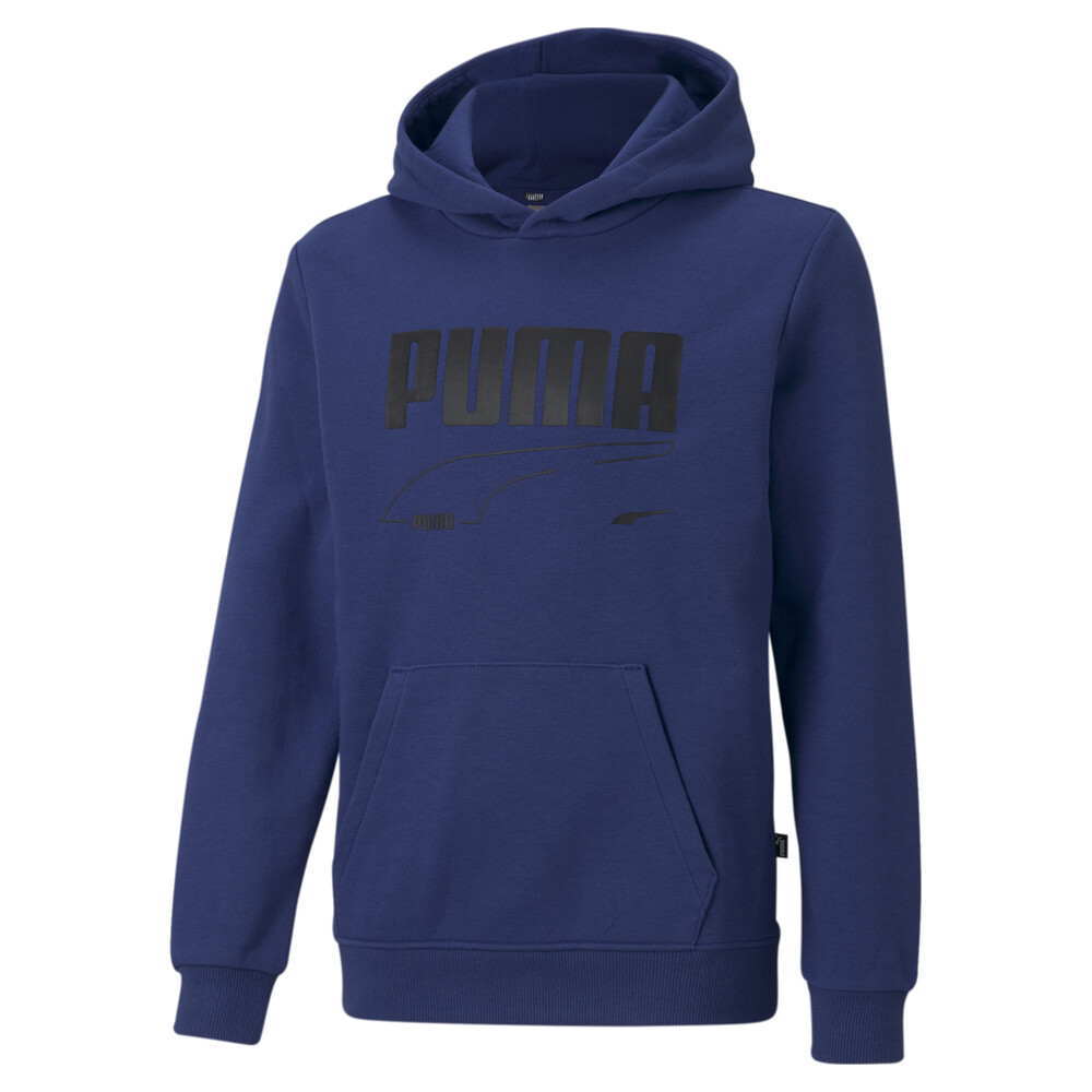 Rebel Youth Hoodie | Blue - PUMA