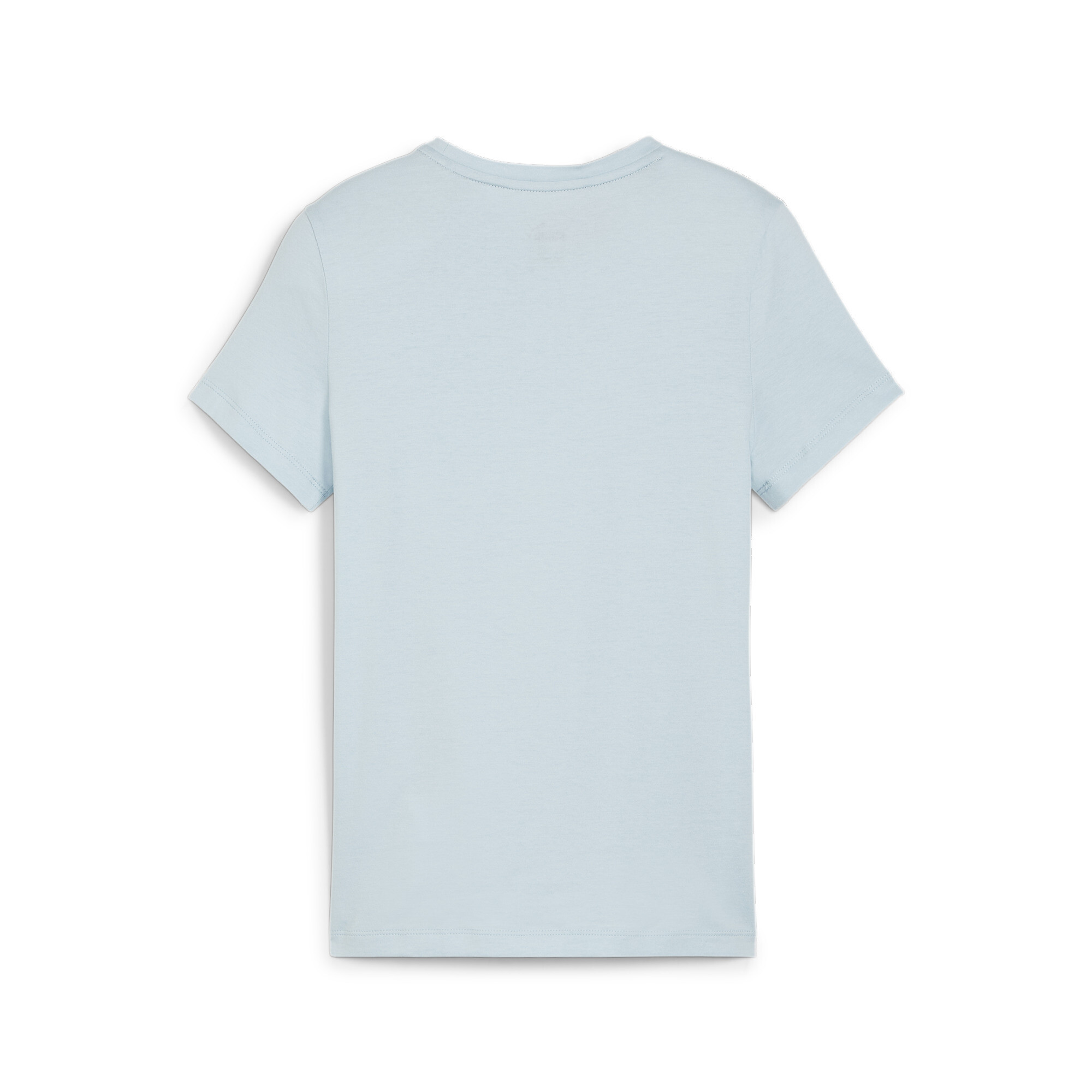 Women's Puma Essentials Logo Youth T-Shirt, Blue, Size 7-8Y, Guide
