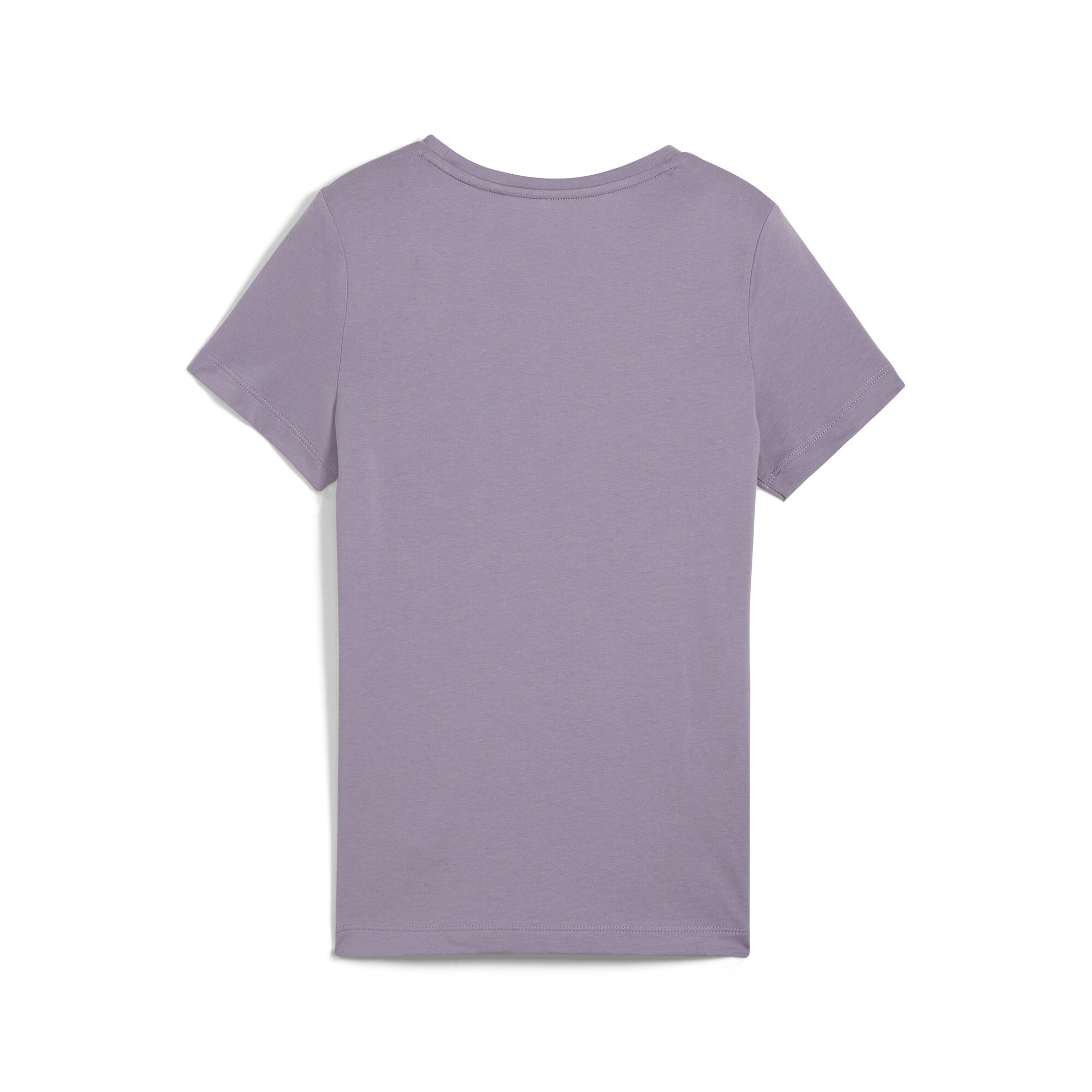 Women's Puma Essentials Logo Tee Youth, Purple, Size 5-6Y, Clothing