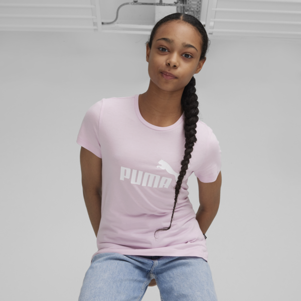 Essentials Logo Tee Youth, Grape Mist, large-ZAF