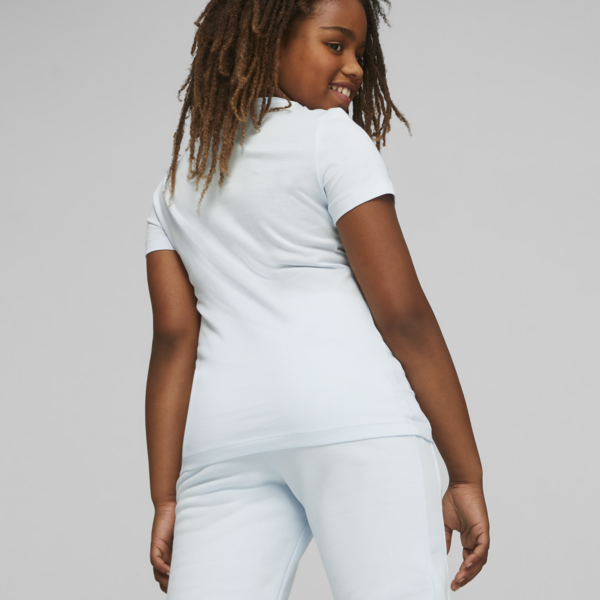 Essentials Logo Tee Youth, Icy Blue, large-ZAF