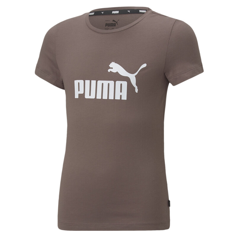 

PUMA Logo Girl's T-Shirt, Purple
