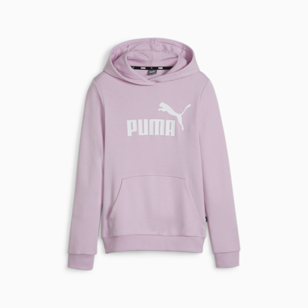 Essentials Logo Hoodie Youth, Grape Mist, large-ZAF