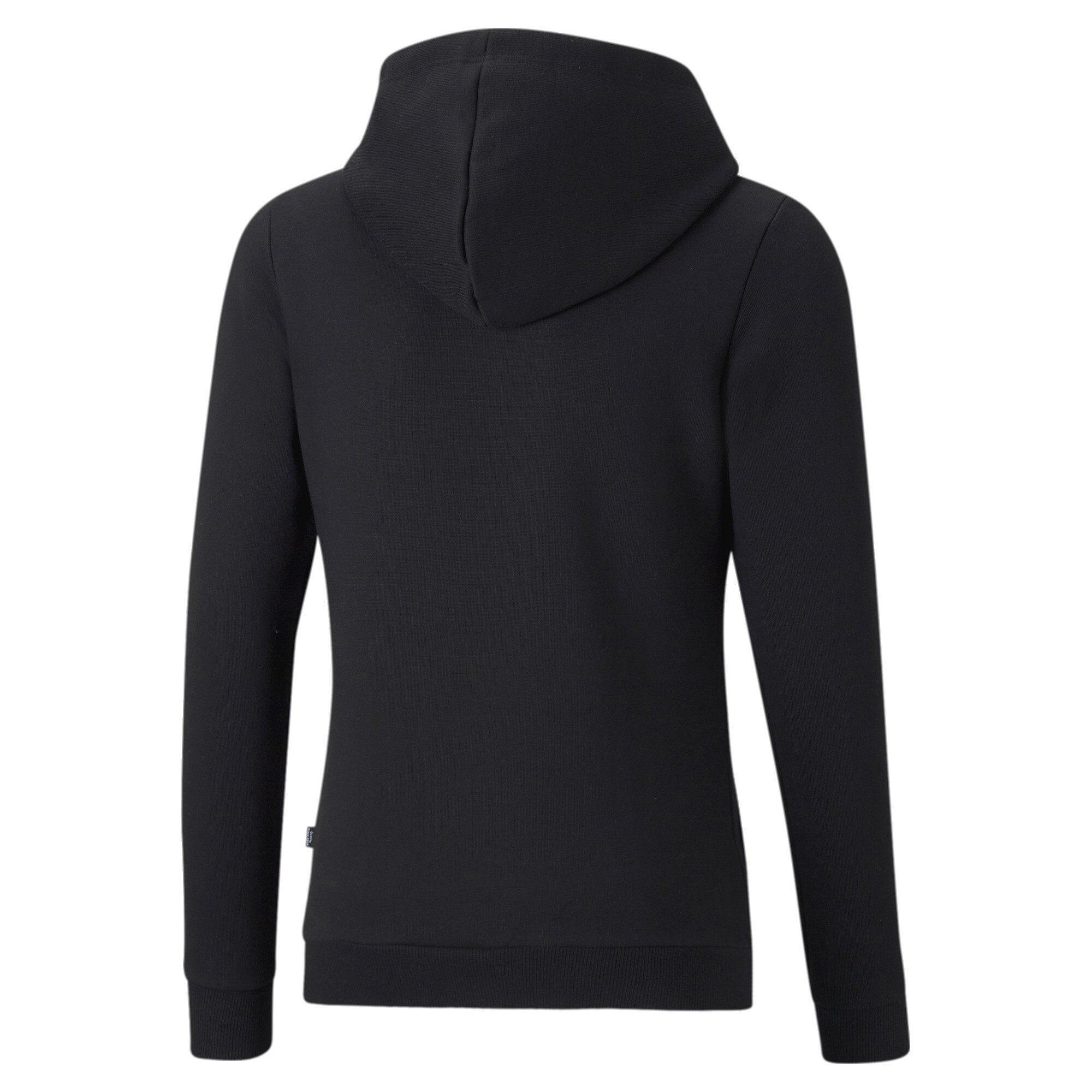 Women's Puma Essentials Logo Hoodie Youth, Black, Size 5-6Y, Clothing