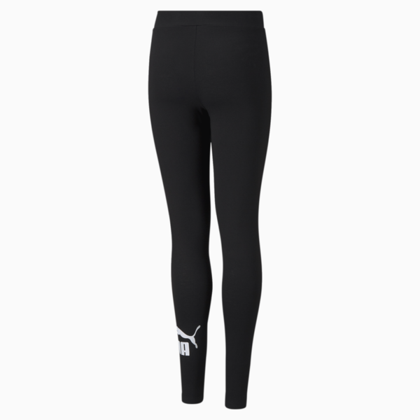 Calzas juveniles con logotipo Essentials, Puma Black, large-ARG