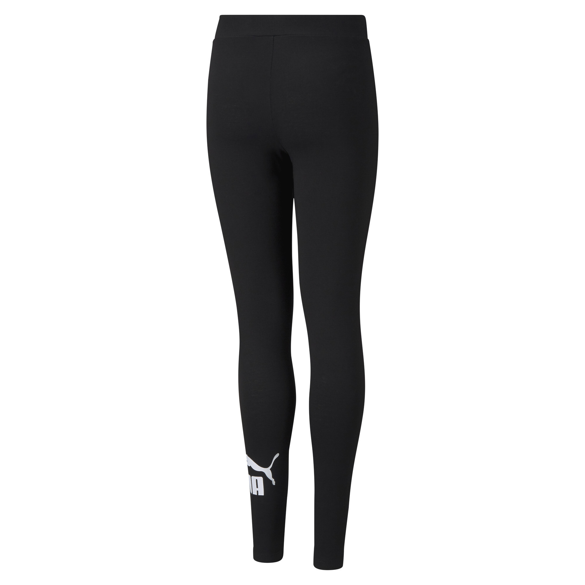 Women's Puma Essentials Logo Leggings Youth, Black, Size 7-8Y, Clothing