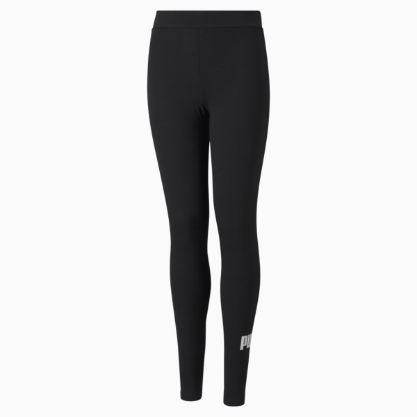 Essentials Logo Leggings Youth, Puma Black, large-ZAF