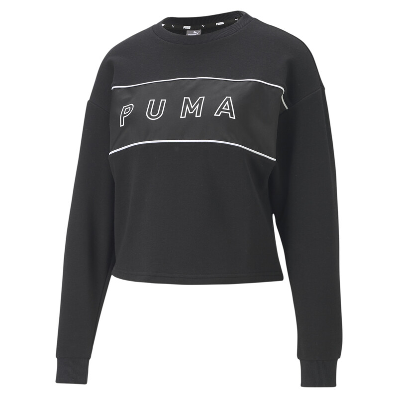 

Women's PUMA Style Cat Satin Relaxed Fit Crew Sweat Shirt