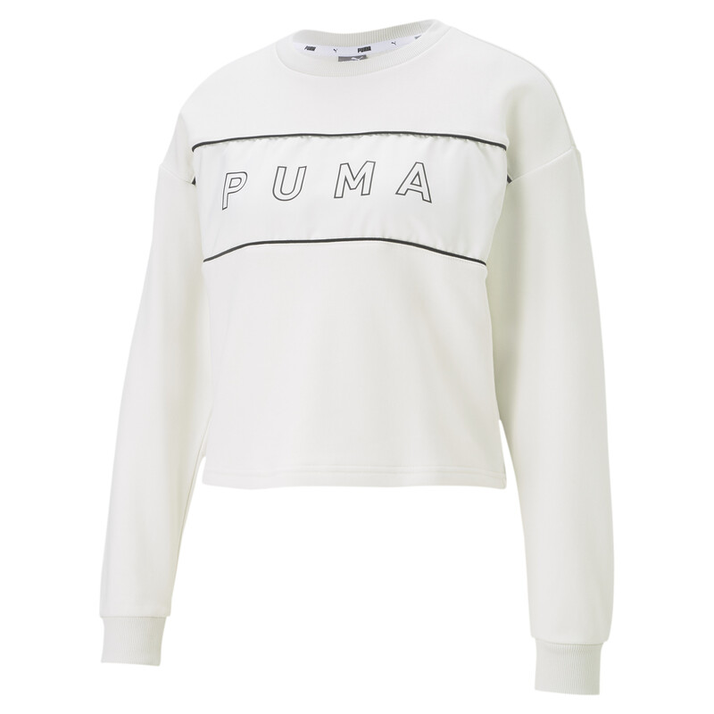 

Women's PUMA Style Cat Satin Relaxed Fit Crew Sweat Shirt