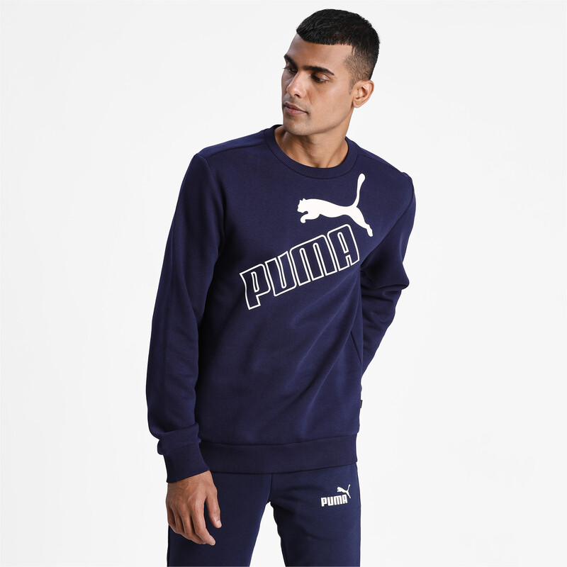 

PUMA BIG LOGO Crew Full Length Sweatshirt, Purple