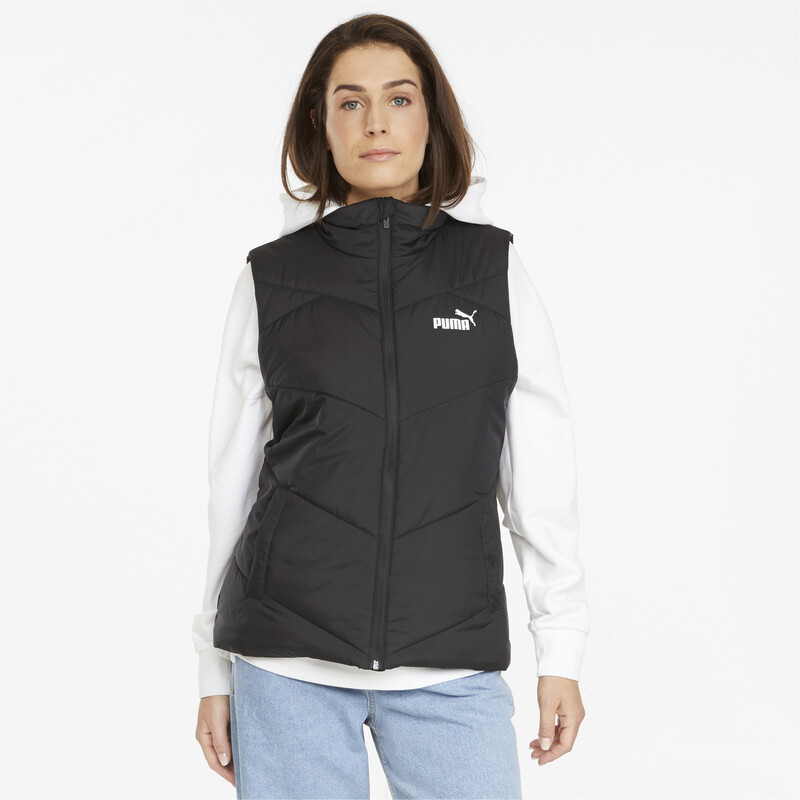 

Women's PUMA Essential Padded Regular Fit Vest, Black