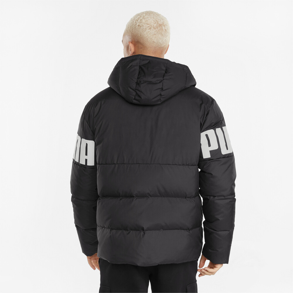 

PUMA - male - Куртка Essentials+ CB Down Men' Jacket – Puma Black-White print –, Черный