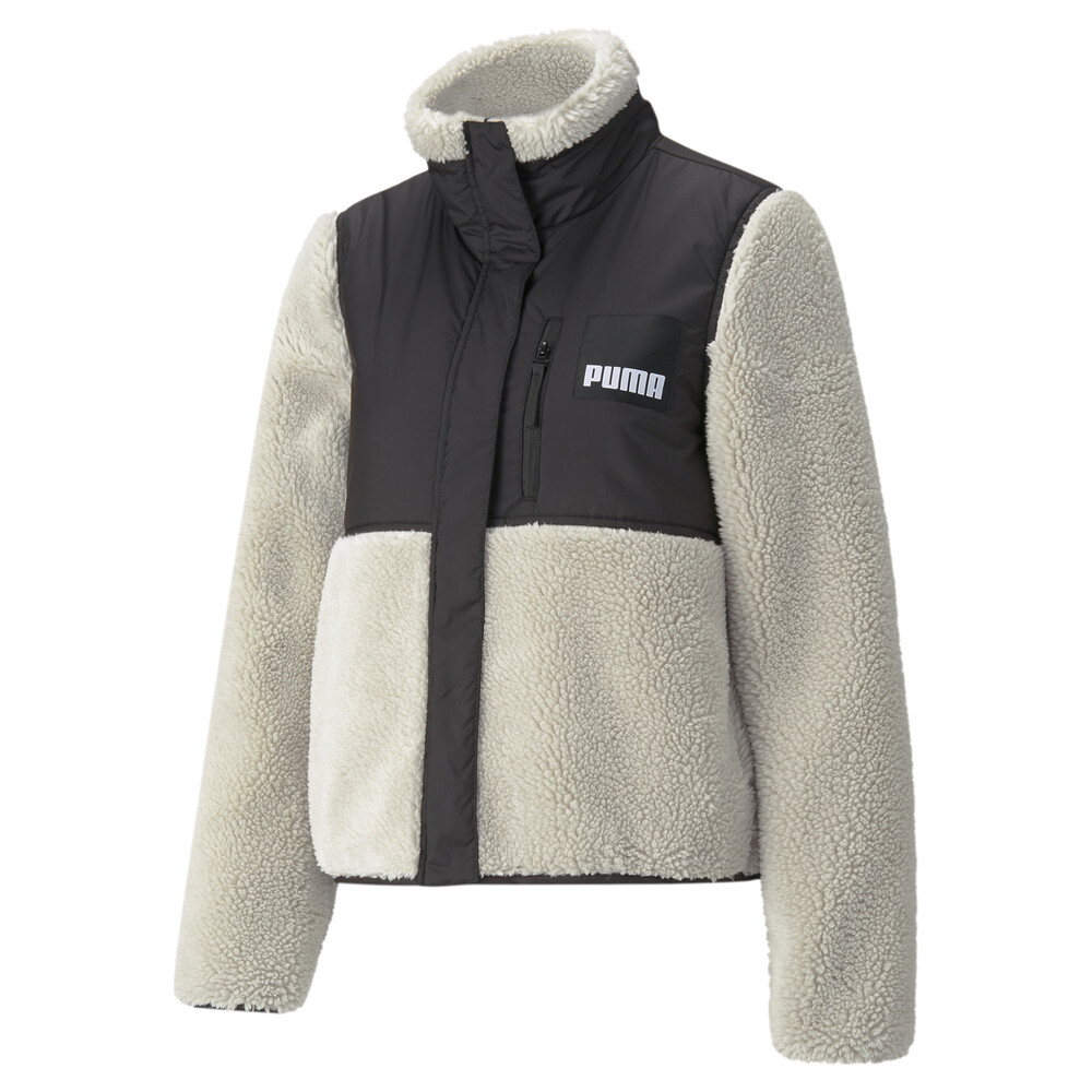 фото Бомбер sherpa hybrid women's jacket puma