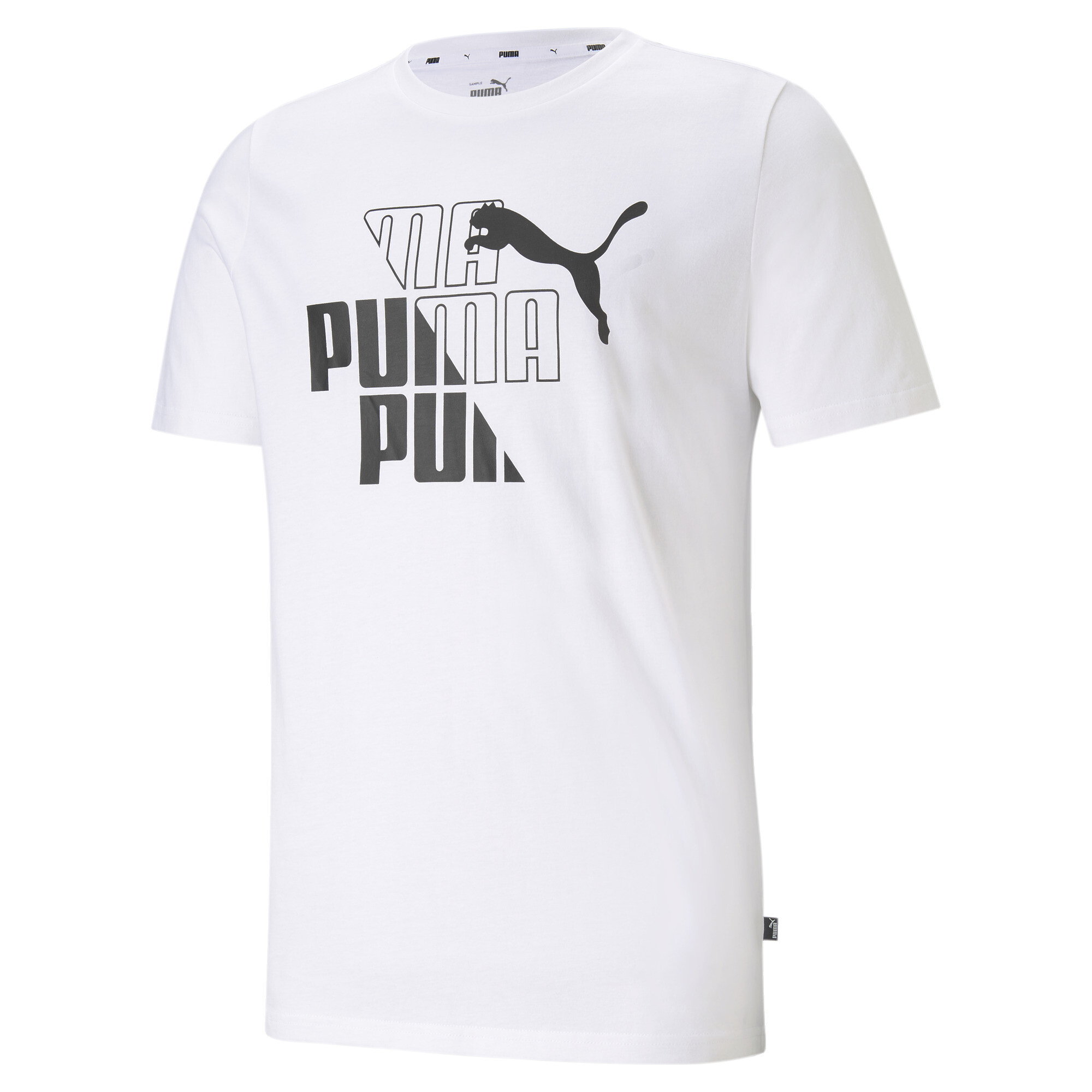 puma white tee shirts