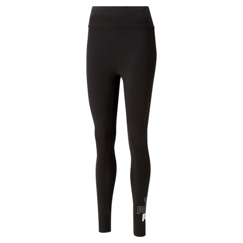 

Women's PUMA Graphic High-Waist Leggings, Black