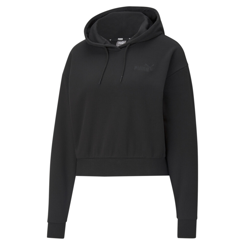 фото Толстовка essentials embroidered cropped women's hoodie puma