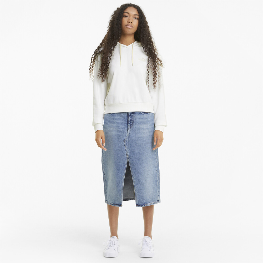 фото Толстовка essentials embroidered cropped women's hoodie puma