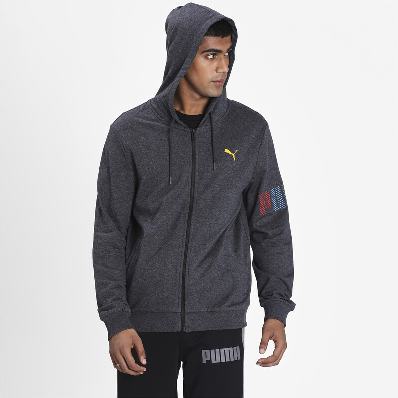 

Men's PUMA Multicolor Graphic Jacket, Gray
