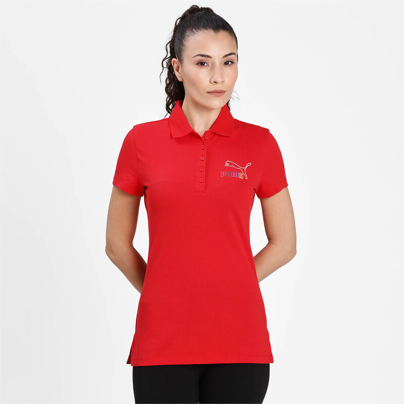 PUMA No.1 Colored Logo Polo, Red