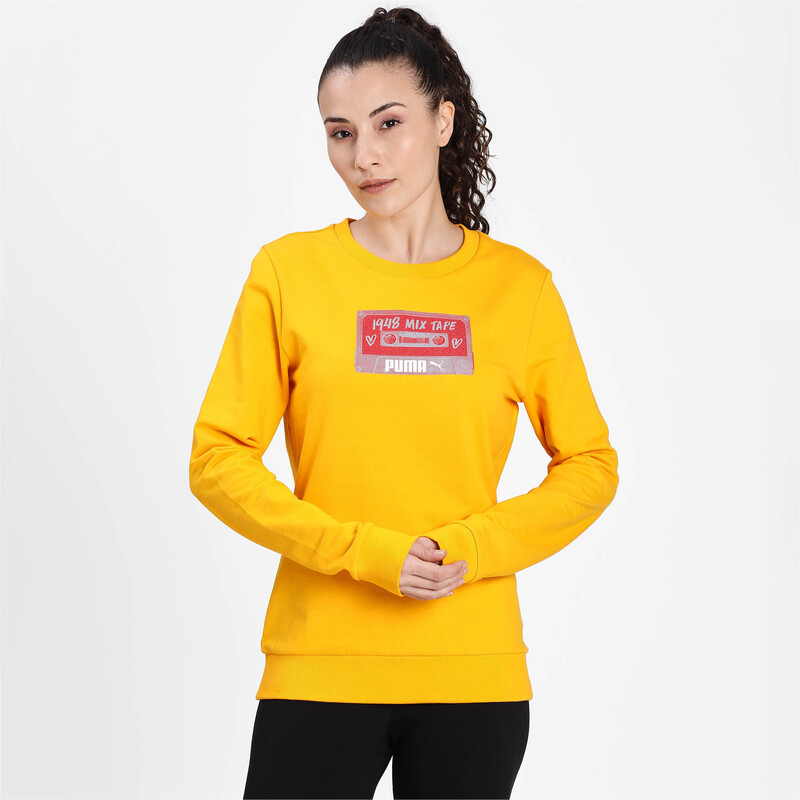 

Women's PUMA Mix Tape Graphic Crew-Neck Sweatshirt