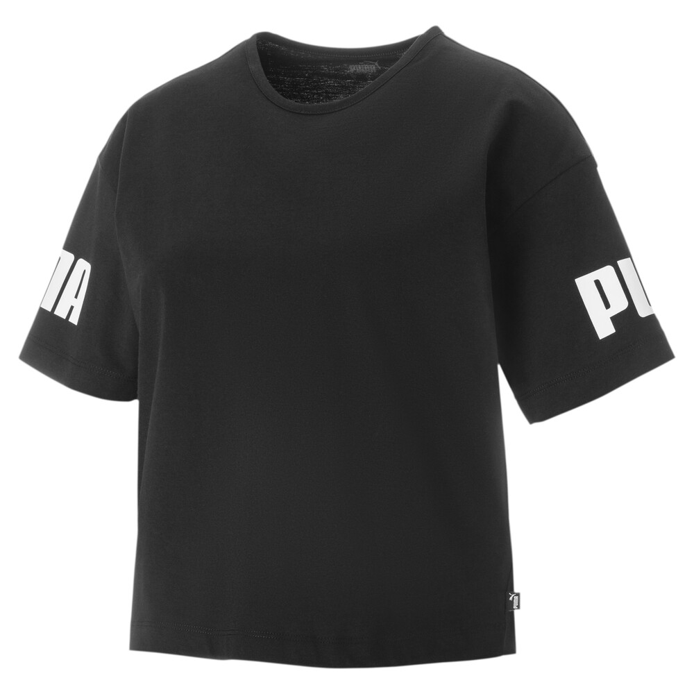 

PUMA - female - Футболка Cropped Women' Tee – Puma Black –, Черный