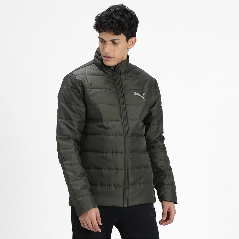 

Men's PUMA PWRWarm packLITE Jacket, Black/brown