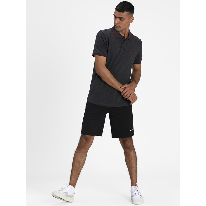 

Men's PUMA Collar Tipping Heather Slim Fit Polo